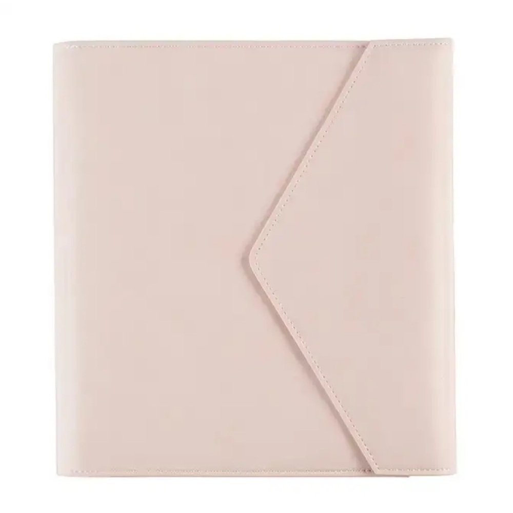 Erin Condren Blush Pink Vegan Leather Folio  (7x9) - NWOT